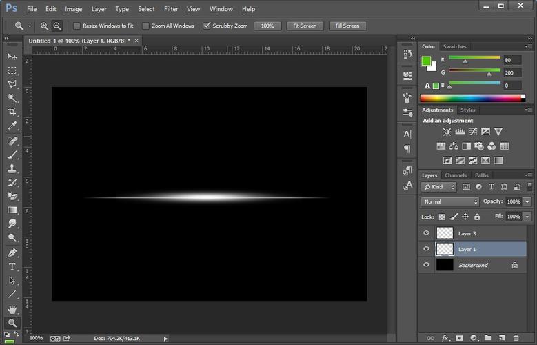 ps怎么做出发光效果