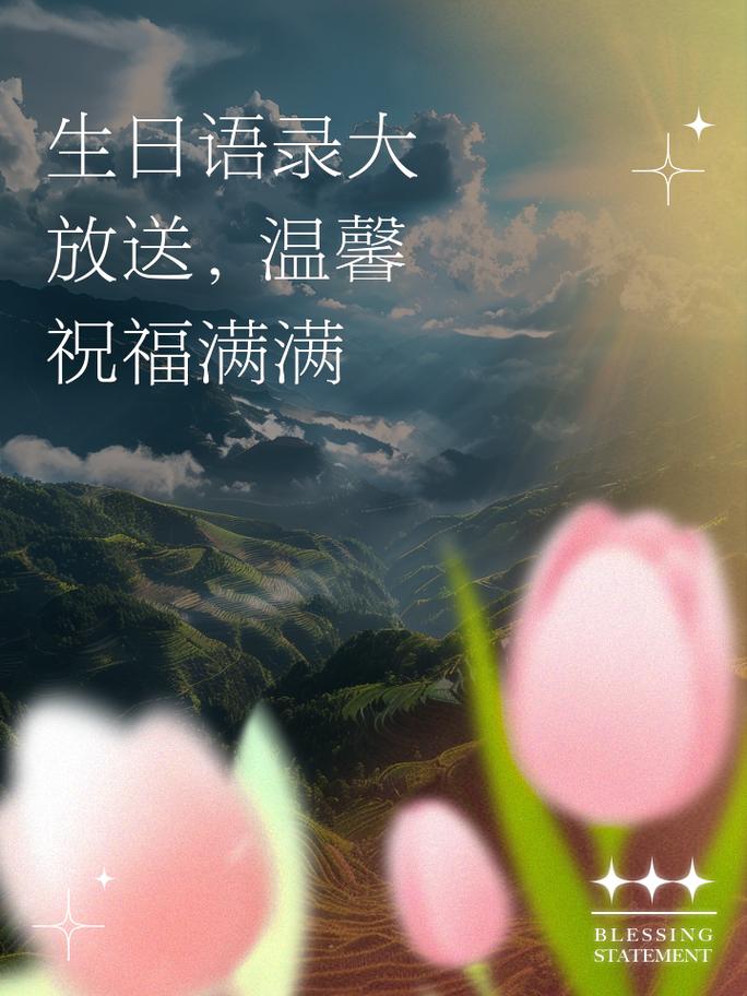 半生已过生日祝福语录图片