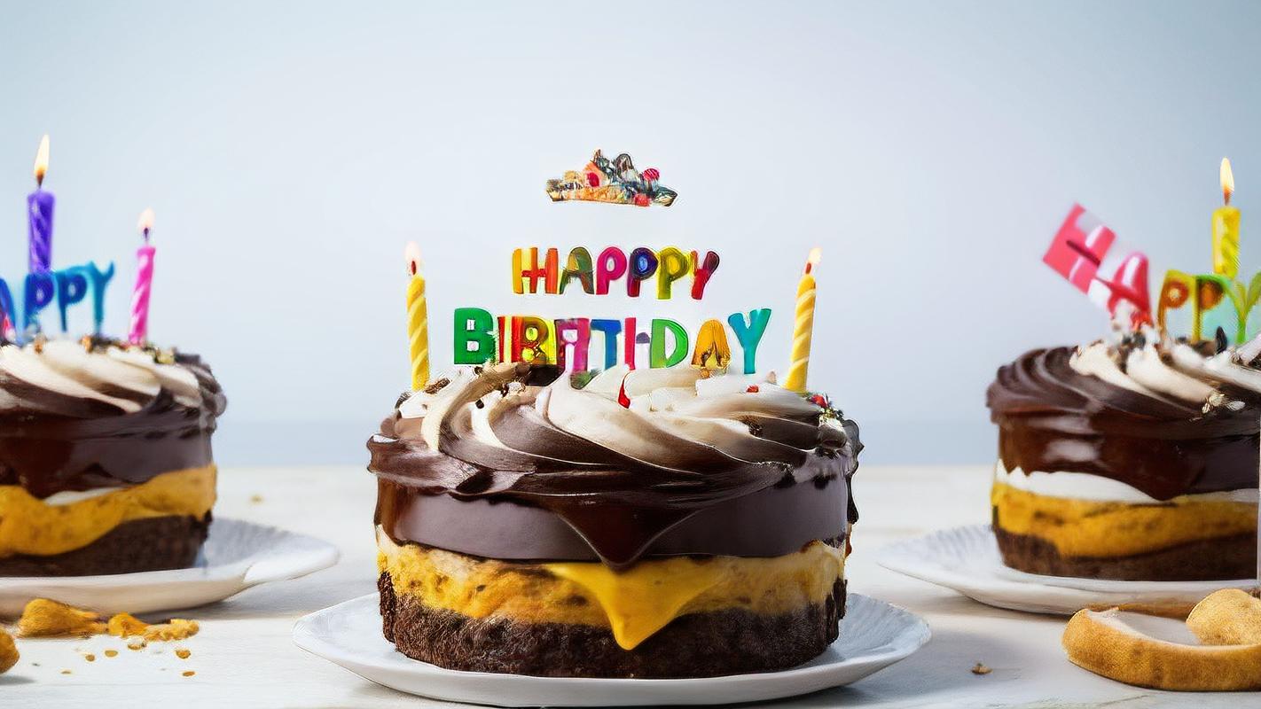 生日快乐简单背景图片