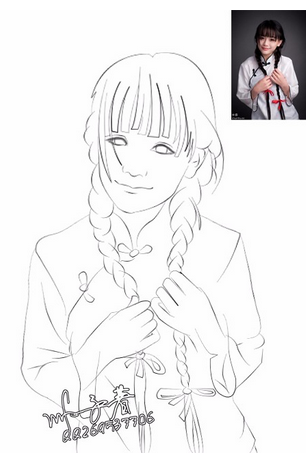 美图秀秀怎么可以把照片变成简笔画