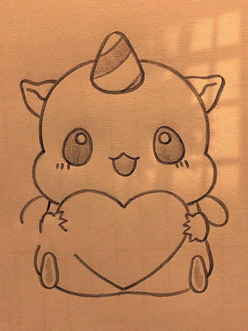 画卡通人物简单又可爱