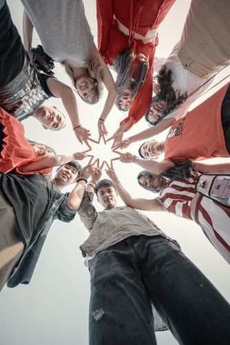 集体拍照pose姿势大全