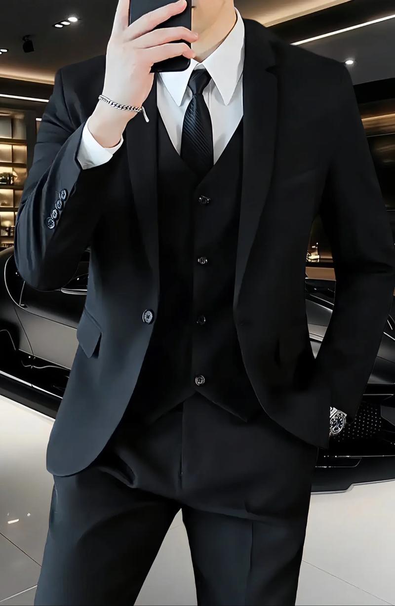 商务形象图片素材-商务人士照,如何穿搭西装?