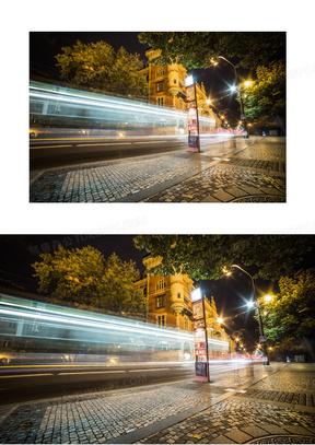 三星手机怎么拍车流光影