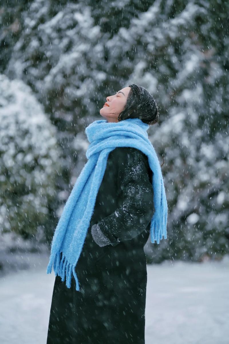 下雪怎么拍照好看图片