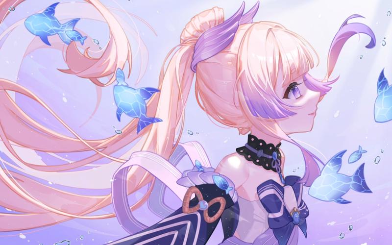 能分享一些原神珊瑚宫心海好看的无水印壁纸吗?