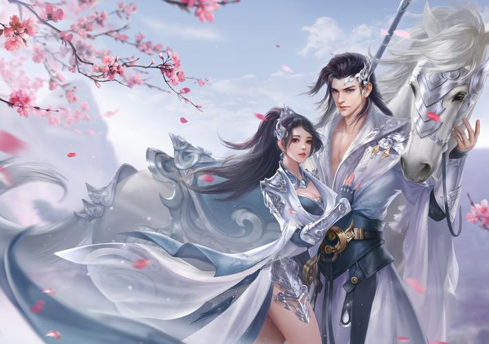 壁纸插画图片高清大图-求中国古典风格的背景图(游戏,漫画,插画的都可以...