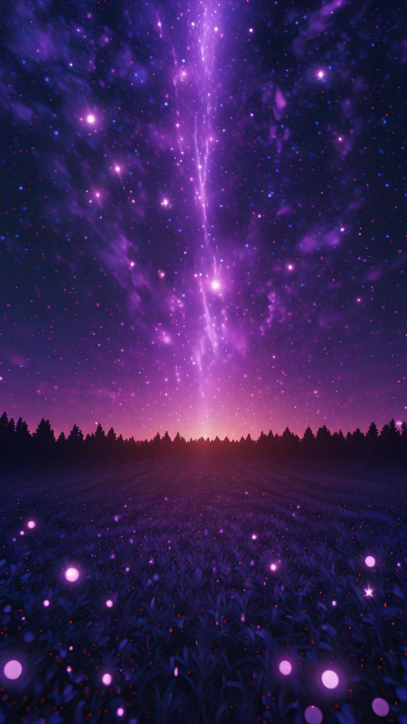 手机怎么弄出紫色光