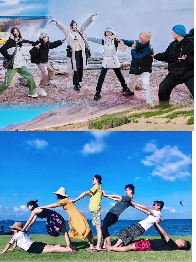 集体拍照姿势创意大全(21种集体拍照的姿势。很实用哦)