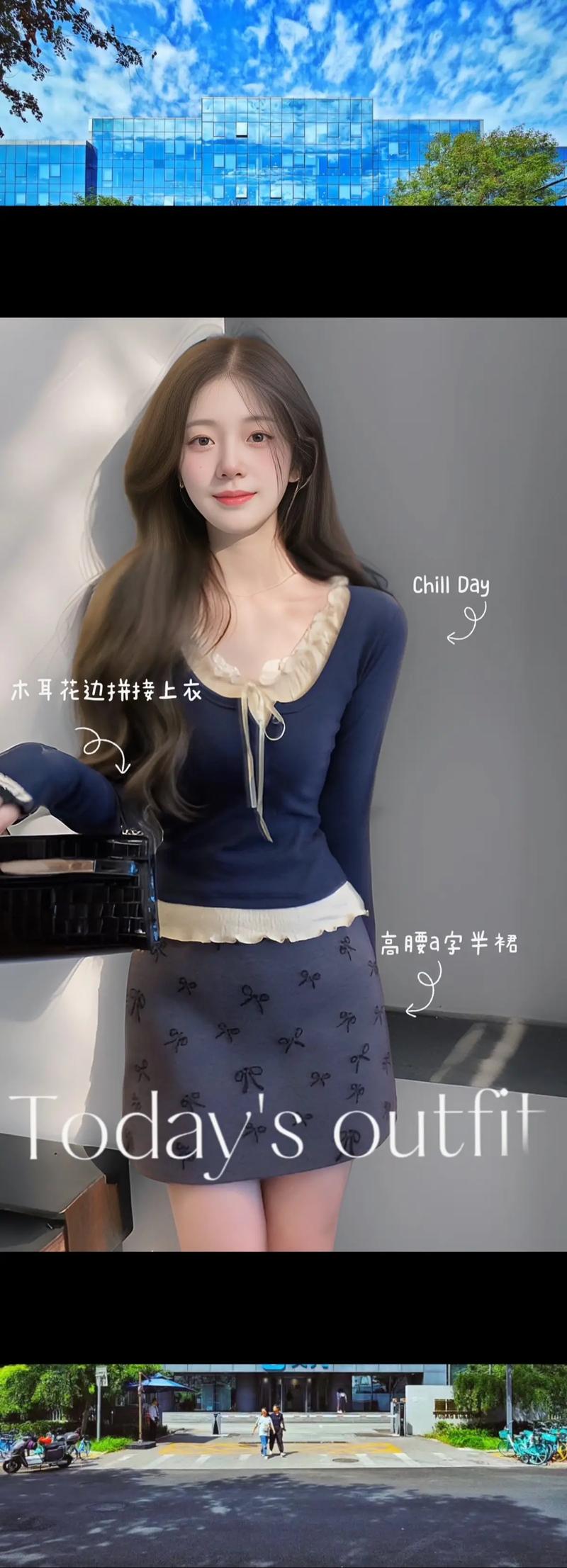 高考结束,旅游探店拍照姿势秒变大长腿纯欲又温柔!