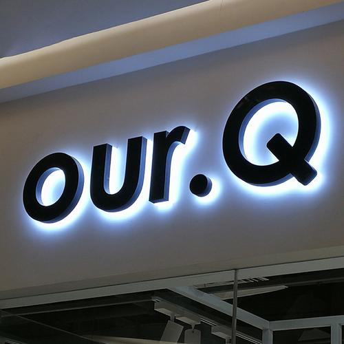 不锈钢背打灯字不锈钢背打灯字