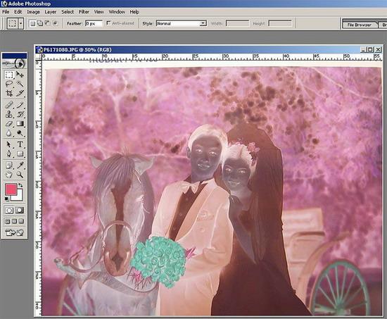 胶片底片翻拍后怎么用photoshop处理?