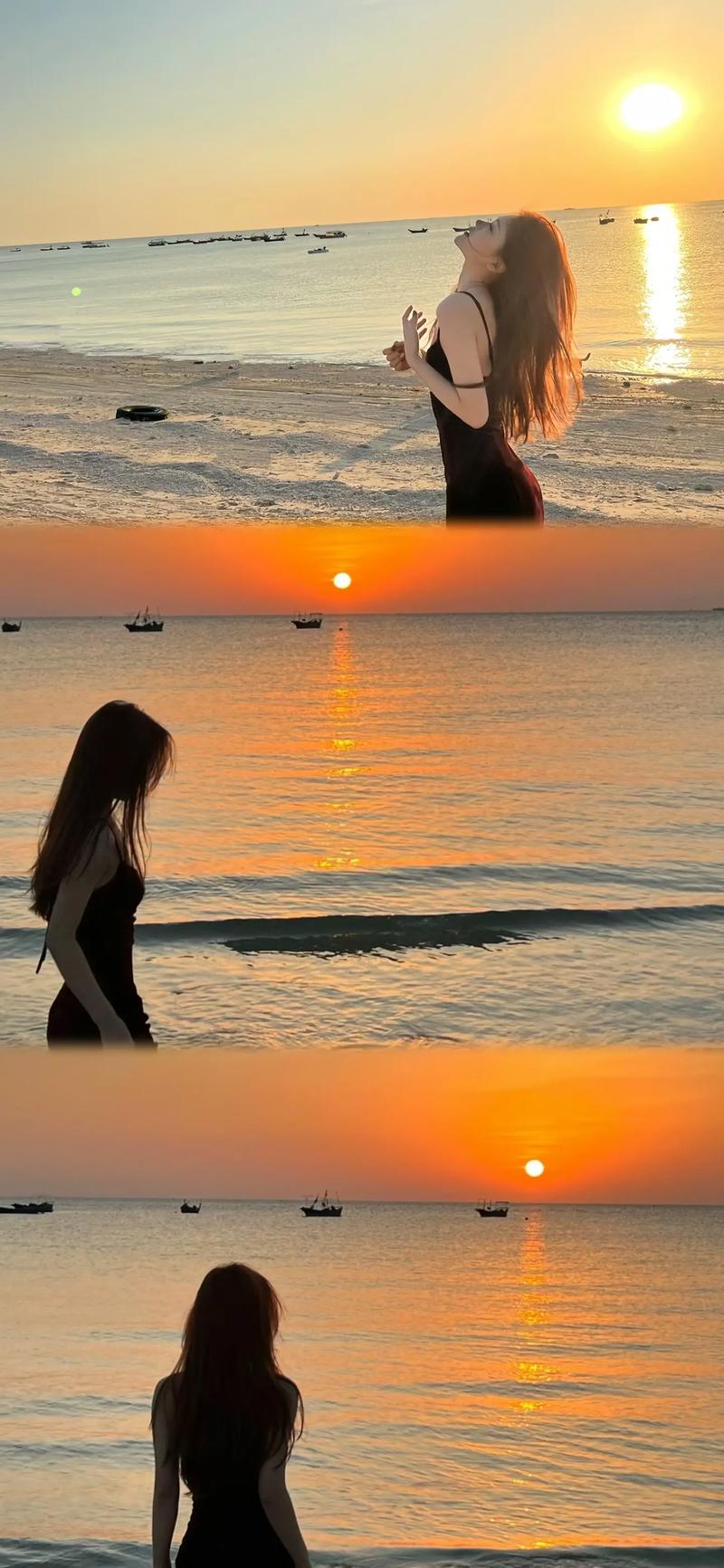 海边拍照怎么摆姿势