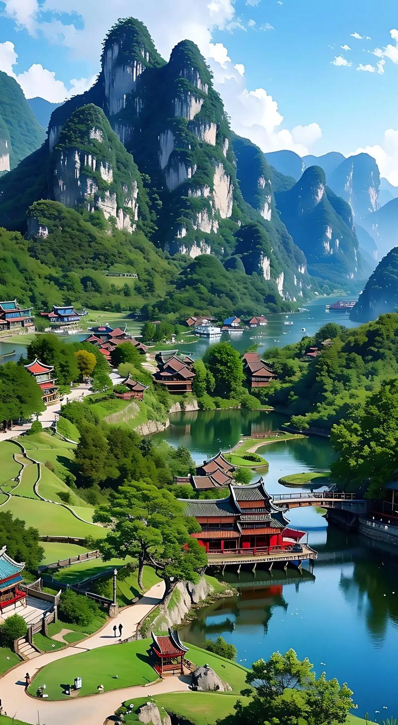 怎样把山水风景设为壁纸