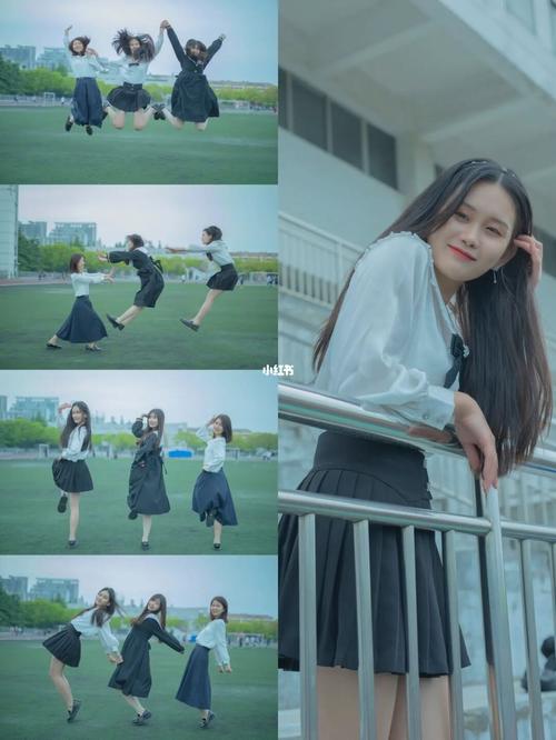 学院拍照姿势图1