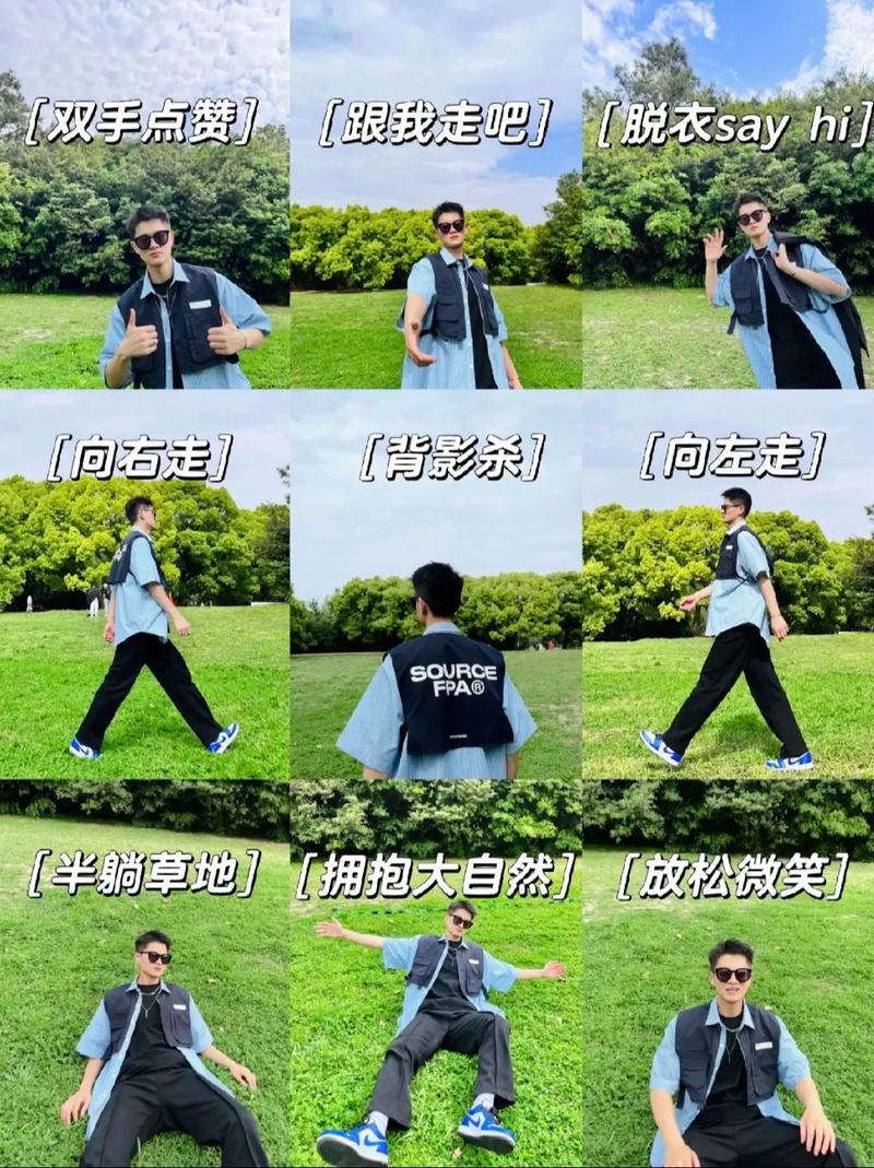 拒绝平庸!男生拍照姿势小技巧