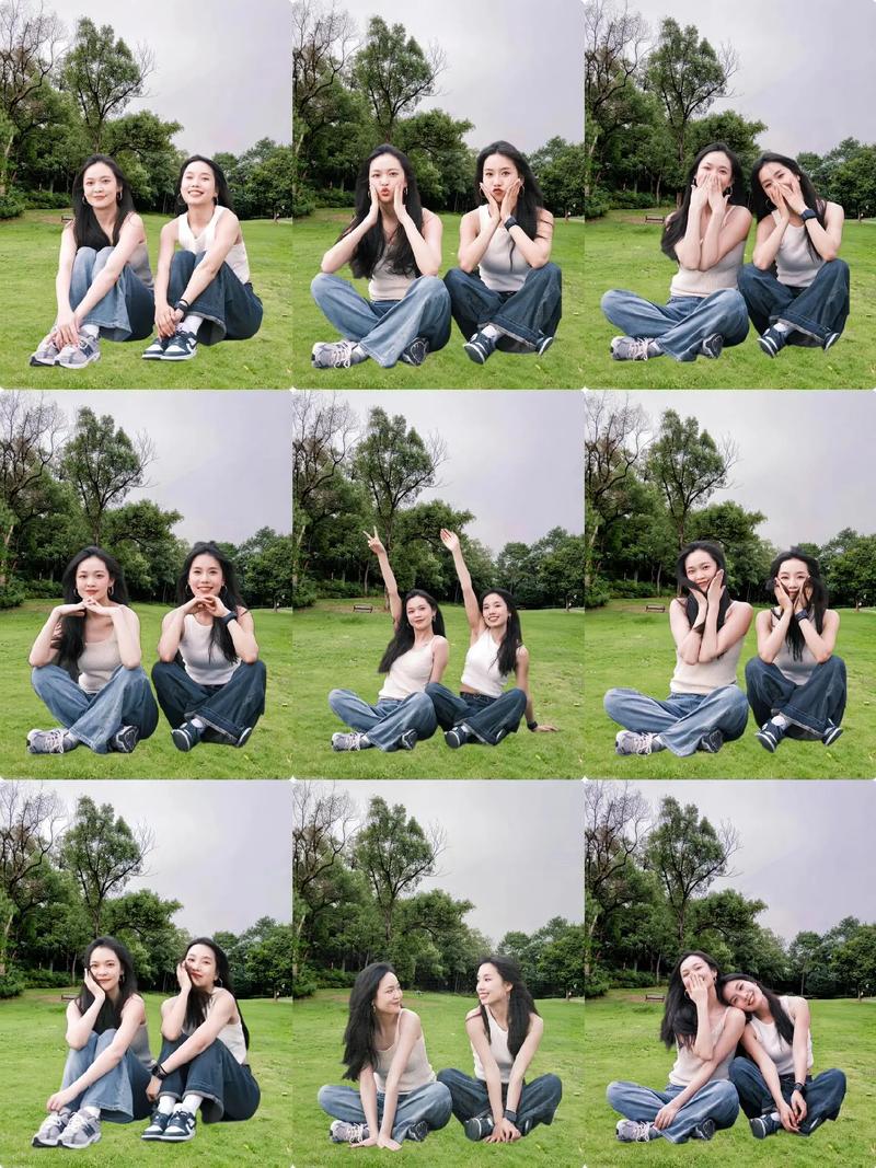 拍照两个人怎样摆姿势好看图1