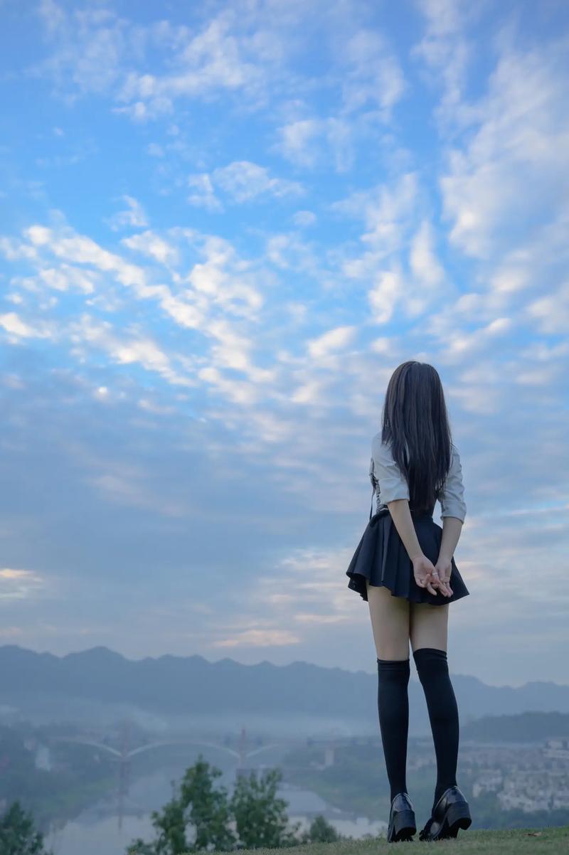 外景拍照怎么摆姿势好看女图3