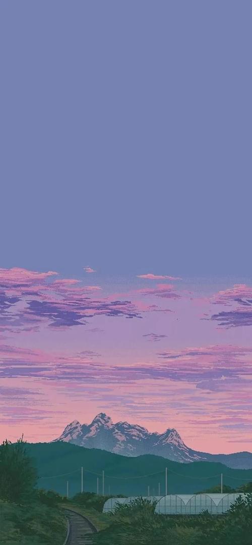 背景图:紫色系温柔背景图