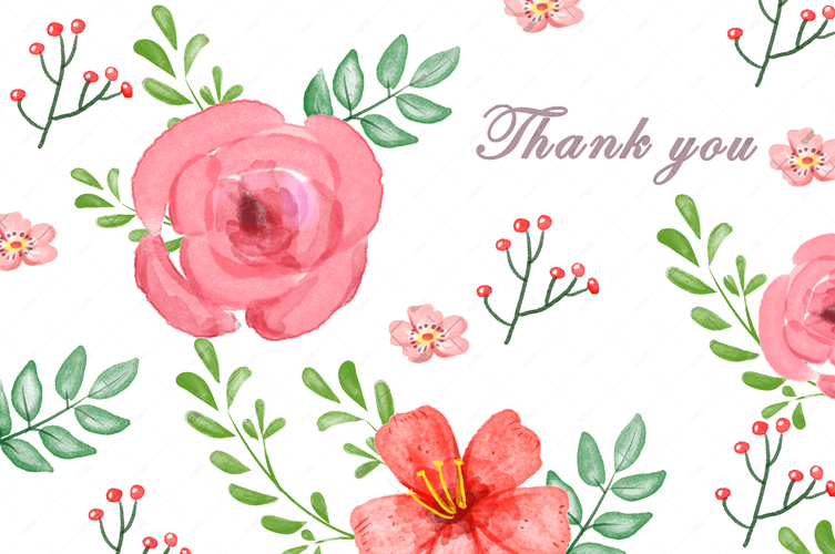 小清新海报背景-唯美小清新植物图案手绘贺卡小清新唯美贺卡