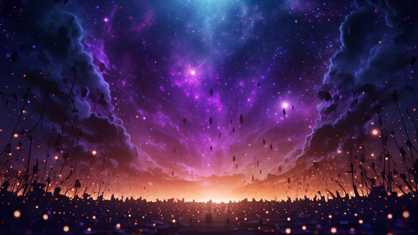 深紫色背景图片大全高清图1