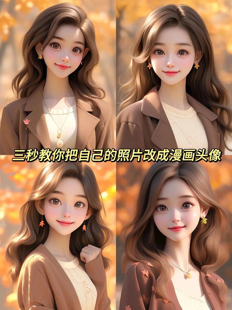 怎么把自己p动漫头像