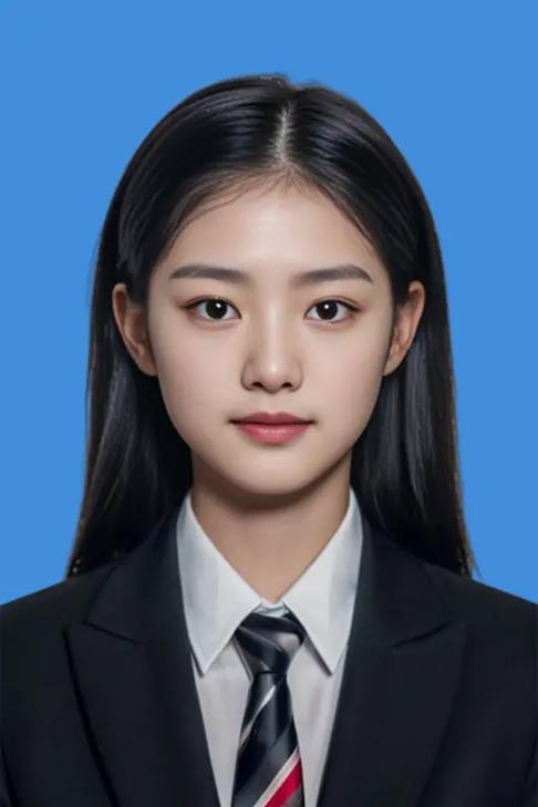 拍照蓝底背景图片图1