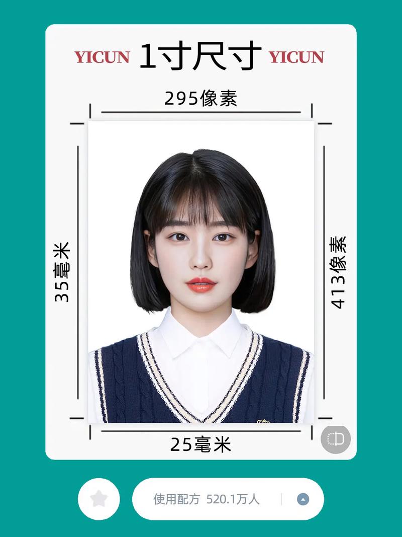 1寸照片尺寸电子版软件图2