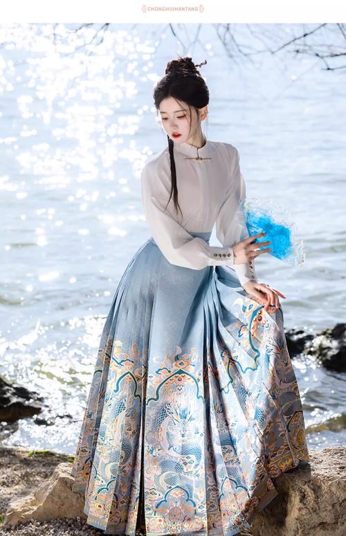 马面裙拍照姿势大全集图片高清图1