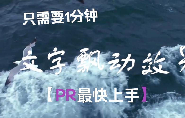 PR怎么做出视频里的文字特效