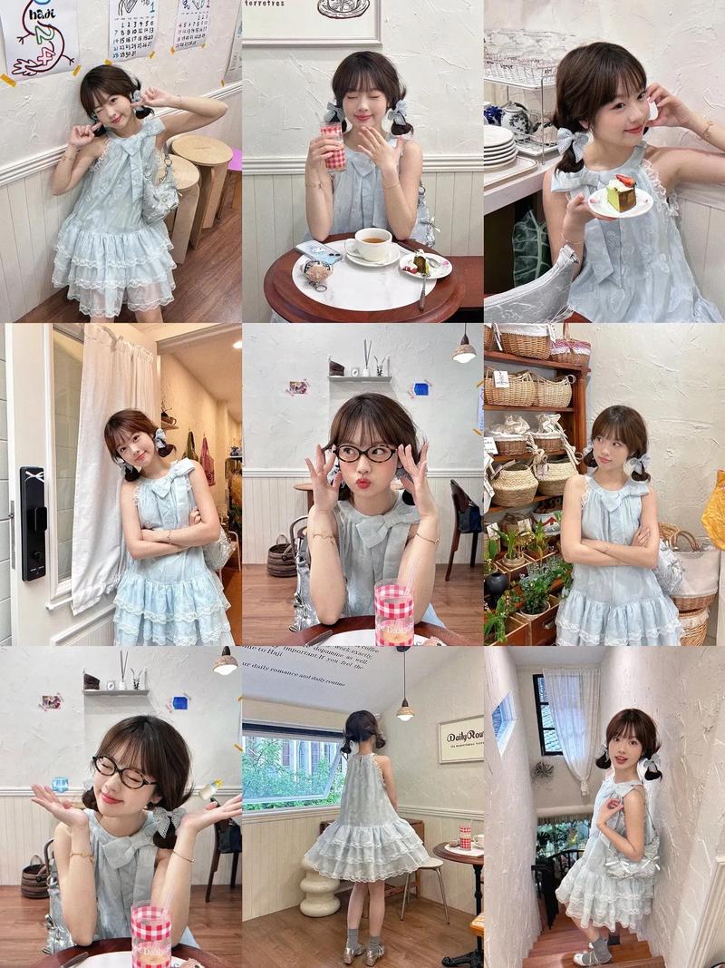 单人拍照姿势图片女图2