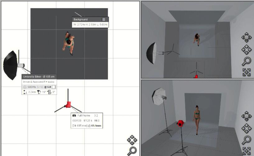 蓝色背景图纯色打光图片图2