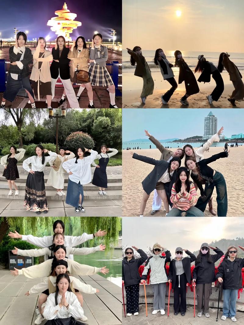 拍照姿势如何拍好看多人图3