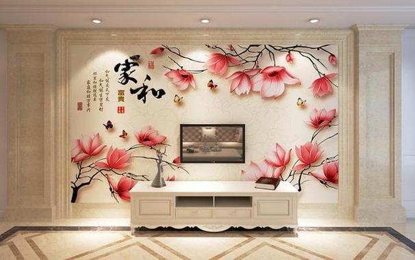 电视背景墙贴什么画寓意比较好