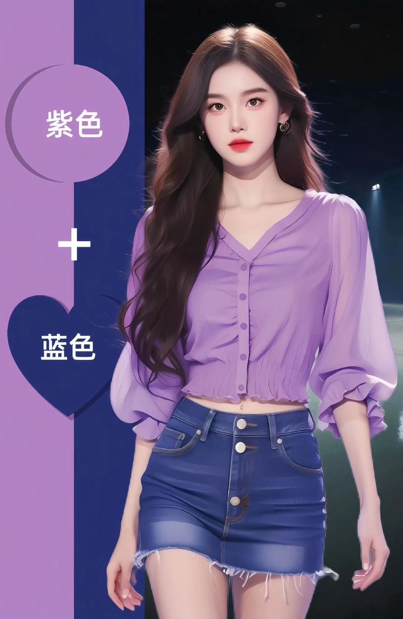 美术专业如何选择紫色背景的搭配颜色?