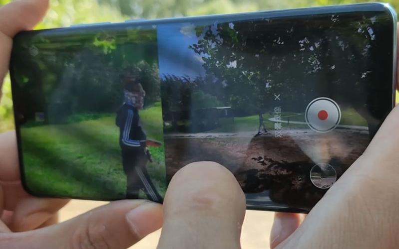 华为p30pro双景录像怎么弄