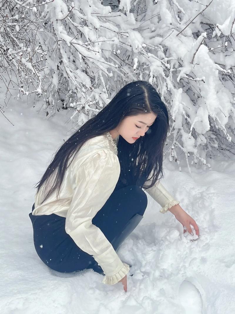 下雪怎么拍照好看图片