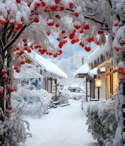 雪景拍摄图片人像拍照姿势大全图3