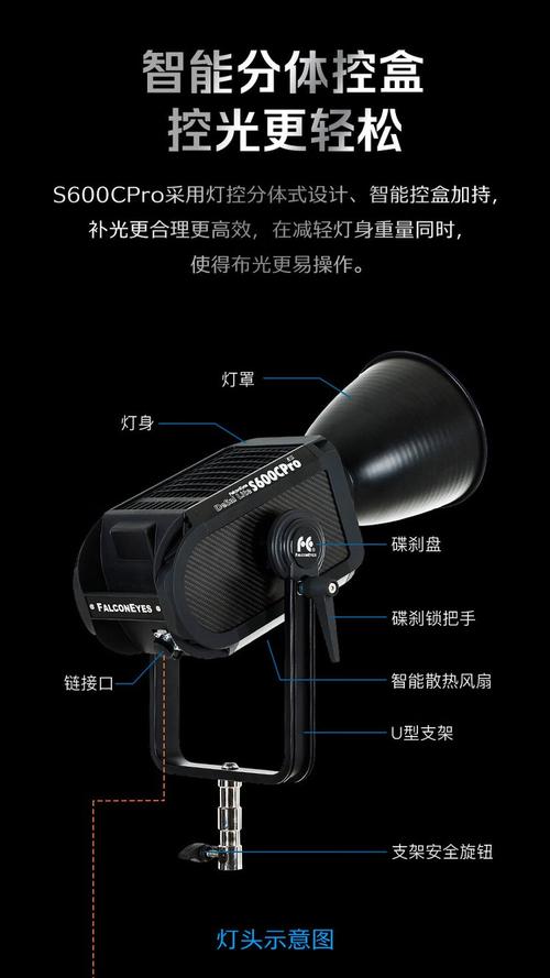 不同的补光灯参数