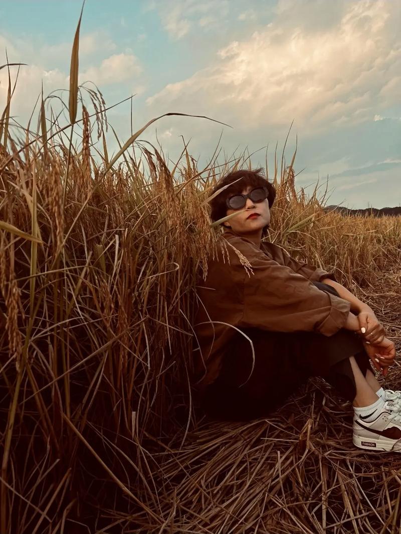 如何拍稻谷人像