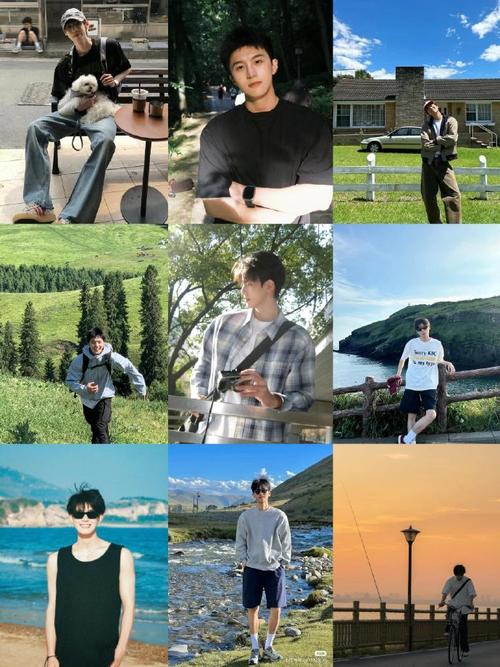 男生最火拍照姿势图1