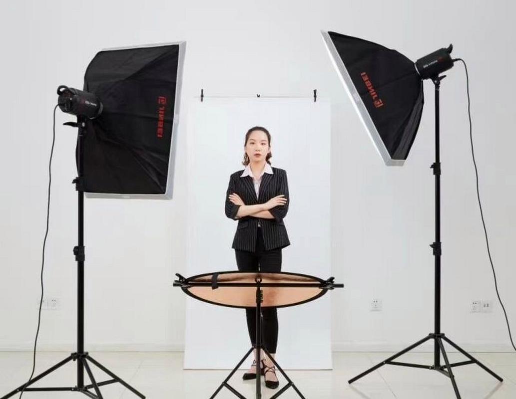 证件照打光示意图图1