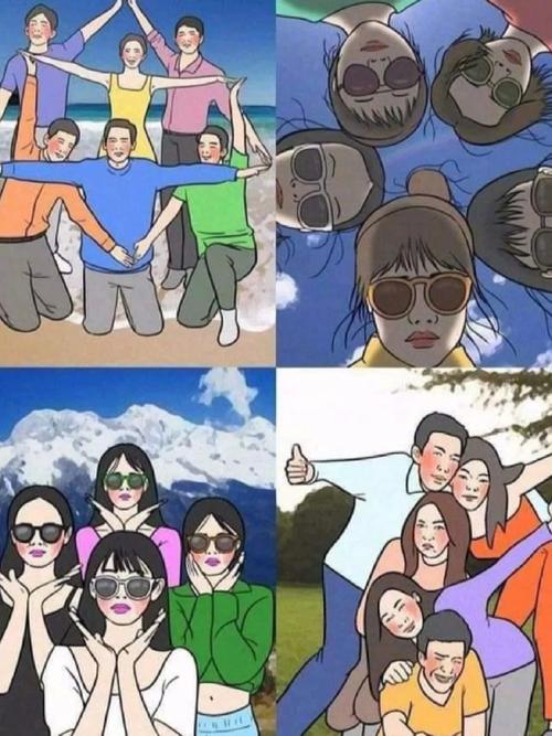 团队拍照姿势大全图3