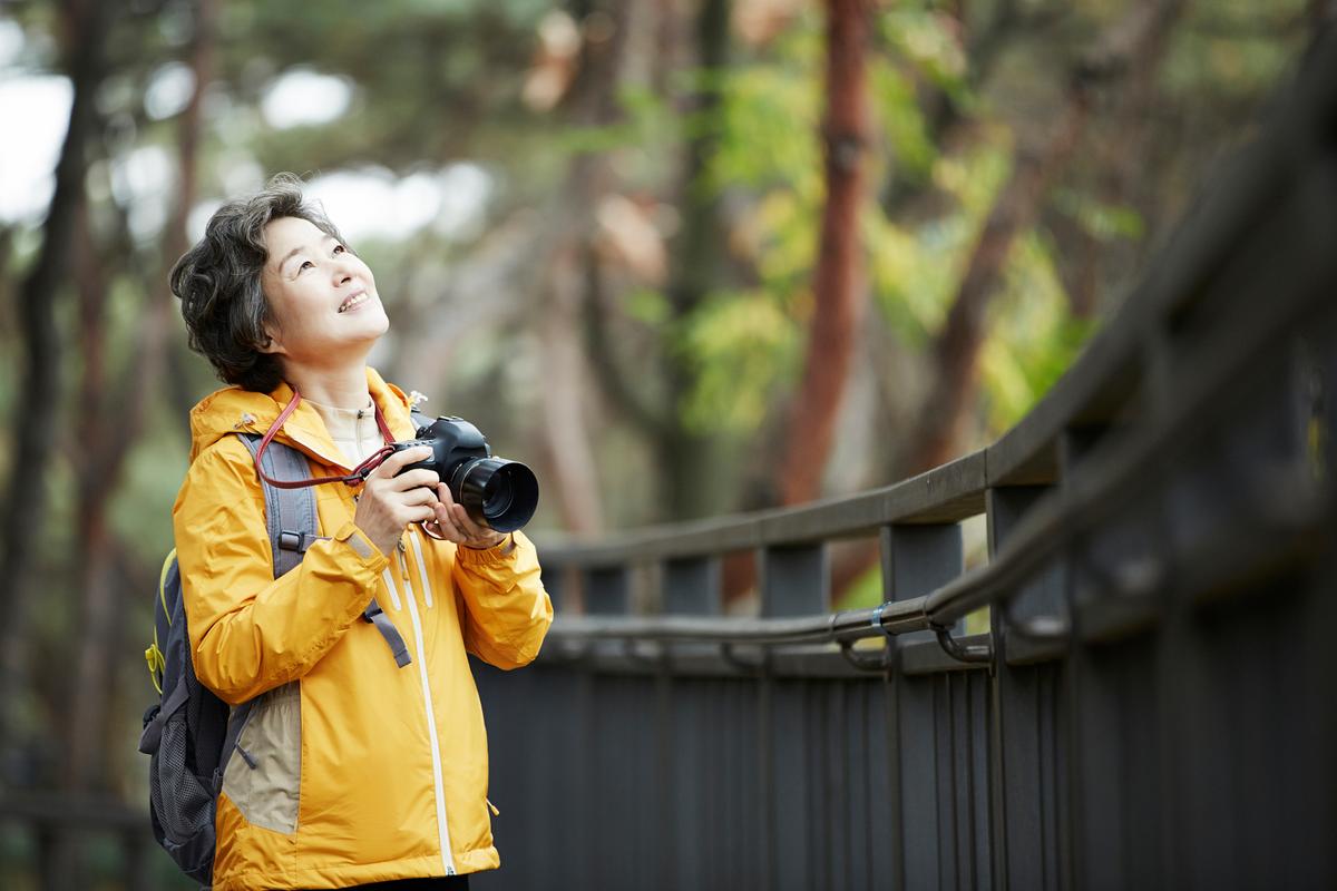 老年人经典拍照姿势图2