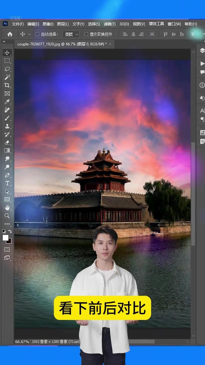 适合把人p上去的背景图素材图2