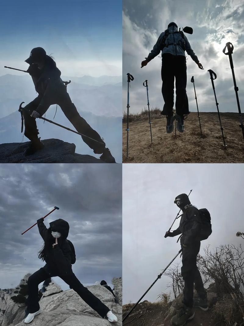 山上拍照姿势大全图片图3