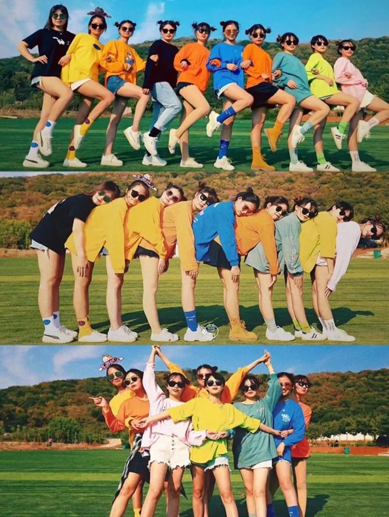 拍照姿势动作大全多人图片图1