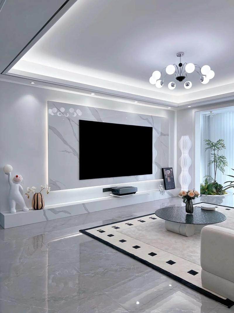 简单大气的背景墙效果图图片图2