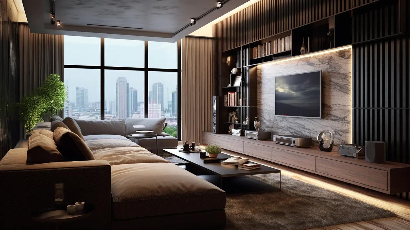 简单大气的背景墙效果图图片图3