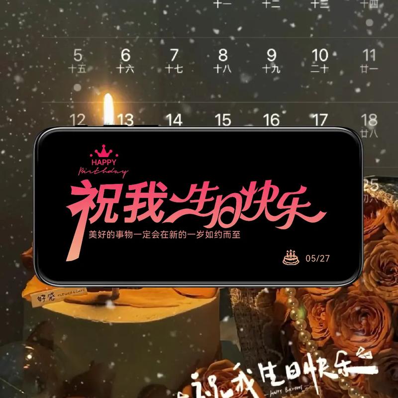 生日快乐屏幕背景图片大全图2